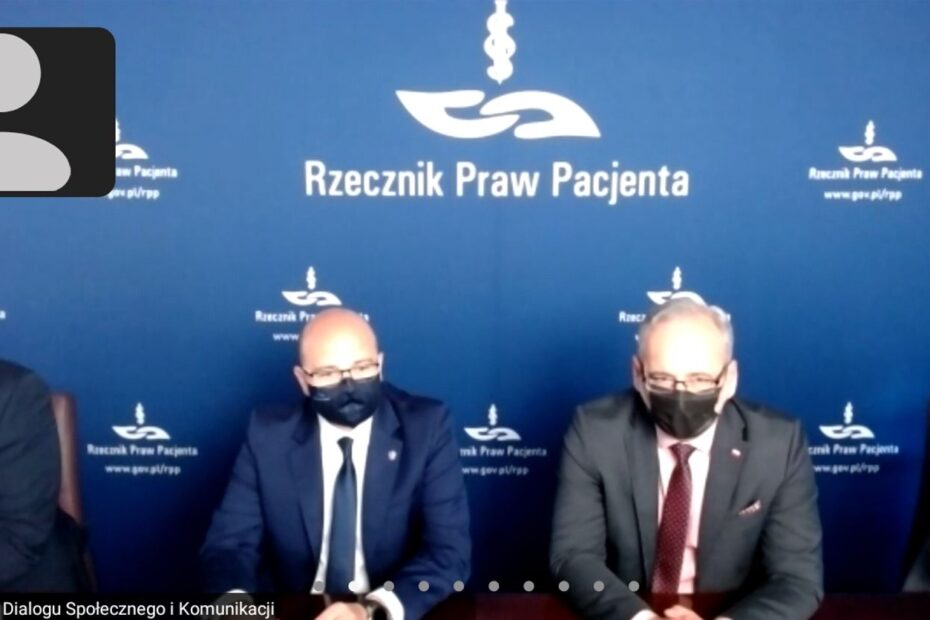 Rzecznik Praw Pacjenta, Bartłomiej Chmielowiec, Minister Zdrowia, Adam Niedzielski